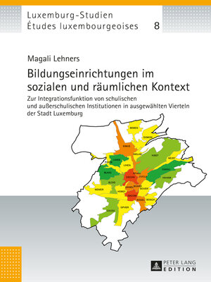 cover image of Bildungseinrichtungen im sozialen und räumlichen Kontext